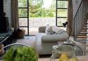 A linen sofa to lounge on, a meadow on your doorstep - The Grey Shed near Crayke
