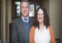New headmaster of Aysgarth School Rob Morse with his wife Lottie who will teach at the school