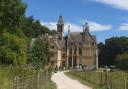Approaching Woodchester Mansion