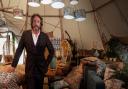 Laurence in Maxi\'s Tipi at The Dial House