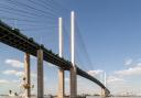 Take in the imposing sight of the QEII Bridge, which spans the Thames from Essex to Kent