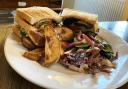 The vegan club sandwich (with added Binham Blue)