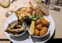 Seafood platter at The Partridge, Clenchwarton