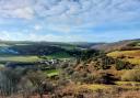 The stunnng views across Exmoor. Photo: Rachel Mead