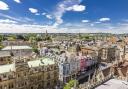 Aerial view of Oxford's roofs and spires. Getty Images