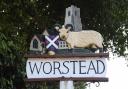 Worstead village sign. Picture: DENISE BRADLEY