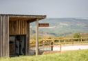 The kitchen and store sits on top of the hill, with views of the East Devon countryside. Photo: Matt Austin