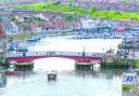 Whitby Swing Bridge. No-one minds waiting to watch it stop traffic and tourists to open up for boats. Tony Bartholomew