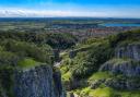 An aerial view of Cheddar Gorge and the surrounding area. Photo: Getty/Jez James