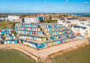 Beach huts adding colour to the Essex coast