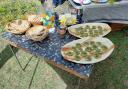 Drinks and nibbles ready to be devoured by hungry foragers