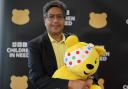 Tommy Nagra and Pudsey working together on the November 2023 Children in Need appeal. BBC