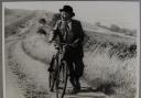 Thomas Hardy was a keen cyclist. Where was this image taken and where might he have been going? The Hardy Archive at Dorset History Centre