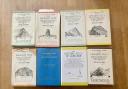 The eight Wainwright guides, annotated by John Cunliffe.