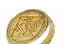 The gold ring that Alan Rumsby found in a field in Norfolk