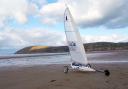 Land Yachting at Brean Sands