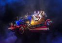 The magical Chitty Chitty Bang Bang wows audiences as she flies above the stage