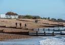 Breakwaters and dog-walkers.