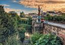 Looking towards Wetherby Bridge.