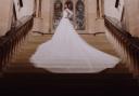 Embracing the drama of a Michael Adam dress at Rochdale Town Hall