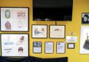 Drawings created by John Lennon and artist Stephen Verona which were used in a promotional film to accompany the Beatles hit I Feel Fine in the 1960s, are on display at the Liverpool Beatles Museum.