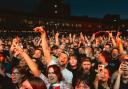 An audience at The Piece Hall