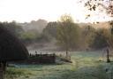 Carymoor in the mist
