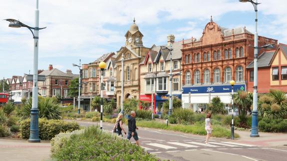 Great British Life: Shoppers enjoying the sunshine in St Annes Road West Great British Life: Shoppers enjoying the sunshine in St Annes Road West