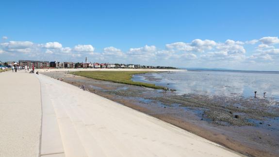 Great British Life: The new sea defences at Granny's Bay, Fairhaven, which will be replicated along the coast at St Annes Great British Life: The new sea defences at Granny's Bay, Fairhaven, which will be replicated along the coast at St Annes