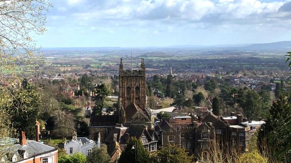 Great British Life: Views looking over the Priory Church Great British Life: Views looking over the Priory Church