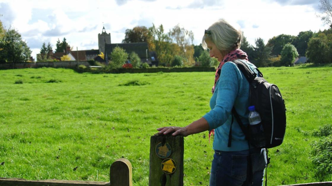 Suffolk walks: The source of the Stour and villages near Haverhill 