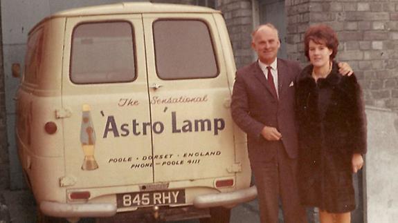 Great British Life: The inventor of the lava lamp Edward Craven Walker and his wife and business partner Christine with the company van in the 1960s. Great British Life: The inventor of the lava lamp Edward Craven Walker and his wife and business partner Christine with the company van in the 1960s.