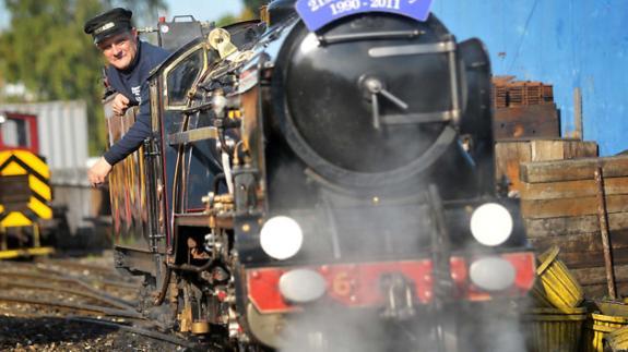 Great British Life: Bure Valley Railway lDriver Mike Knight. PHOTO: ANTONY KELLY Great British Life: Bure Valley Railway lDriver Mike Knight. PHOTO: ANTONY KELLY