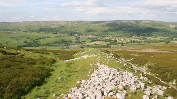 Great British Life: Looking down to Reeth Great British Life: Looking down to Reeth