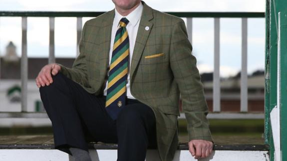 Great British Life: Great Yorkshire Show director Charles Mills models the new Great Yorkshire Tweed jacket Great British Life: Great Yorkshire Show director Charles Mills models the new Great Yorkshire Tweed jacket
