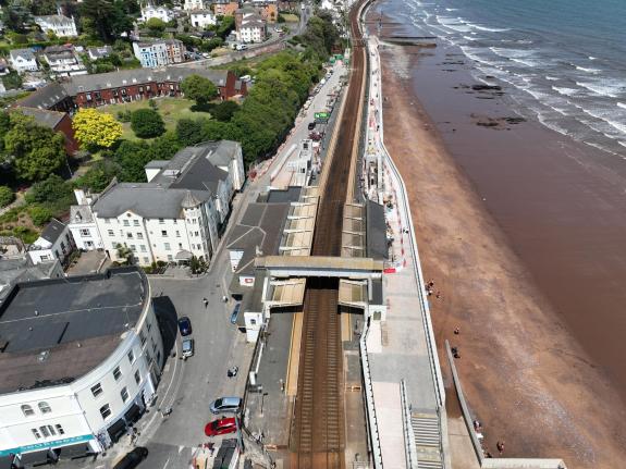 Great British Life: The new sea wall is a game changer for the town (pic credit: Network Rail) Great British Life: The new sea wall is a game changer for the town (pic credit: Network Rail)