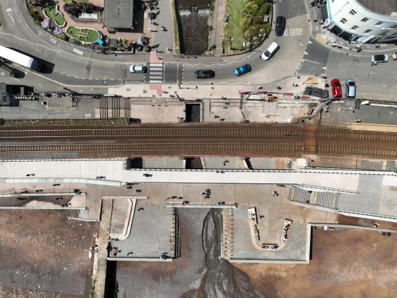Great British Life: The new sea wall is a game changer for the town (pic credit: Network Rail) Great British Life: The new sea wall is a game changer for the town (pic credit: Network Rail)