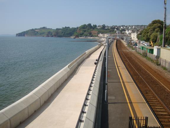 Great British Life: Along Dawlish sea wall (pic credit: Network Rail) Great British Life: Along Dawlish sea wall (pic credit: Network Rail)