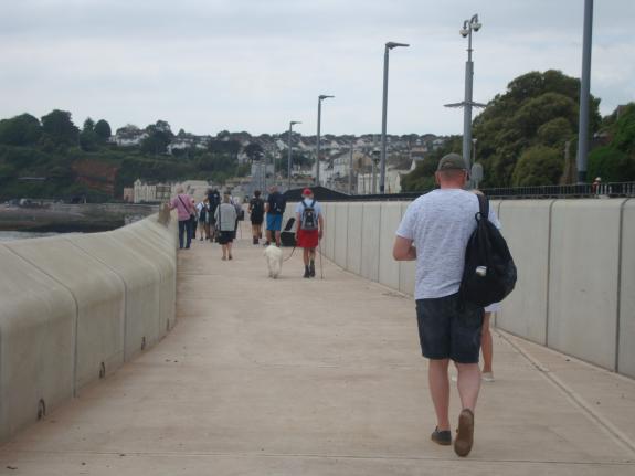 Great British Life: The wall and promenade were opened to the public in May (pic credit: Network Rail) Great British Life: The wall and promenade were opened to the public in May (pic credit: Network Rail)