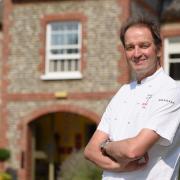 Michelin-starred chef Galton Blackiston at Morston Hall, which has now held a star for 25 years