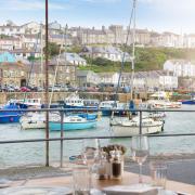 The view of Porthleven from The Harbourside Refuge