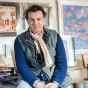 Jeremy Houghton in his Cotswold studio