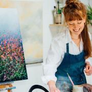 Sophie Berger provides art walks and painting sessions with the opportunity to go and paint with her.