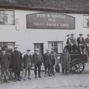 The Fox and Goose at Fressingfield in the 19th century
