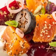 Imaginative and delicious: a beetroot dish at St Leonard's, West Malling