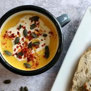 Alice Miller's creamy pumpkin soup