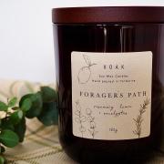 Foragers path medium amber candle