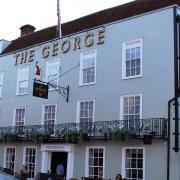 The George is located on Colchester High Street