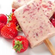 Summer berry milk lolly - with your choice of summer fruits