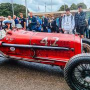 Vintage car at the Goodwood Festival of Speed